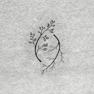 Branches in Black T-Shirt